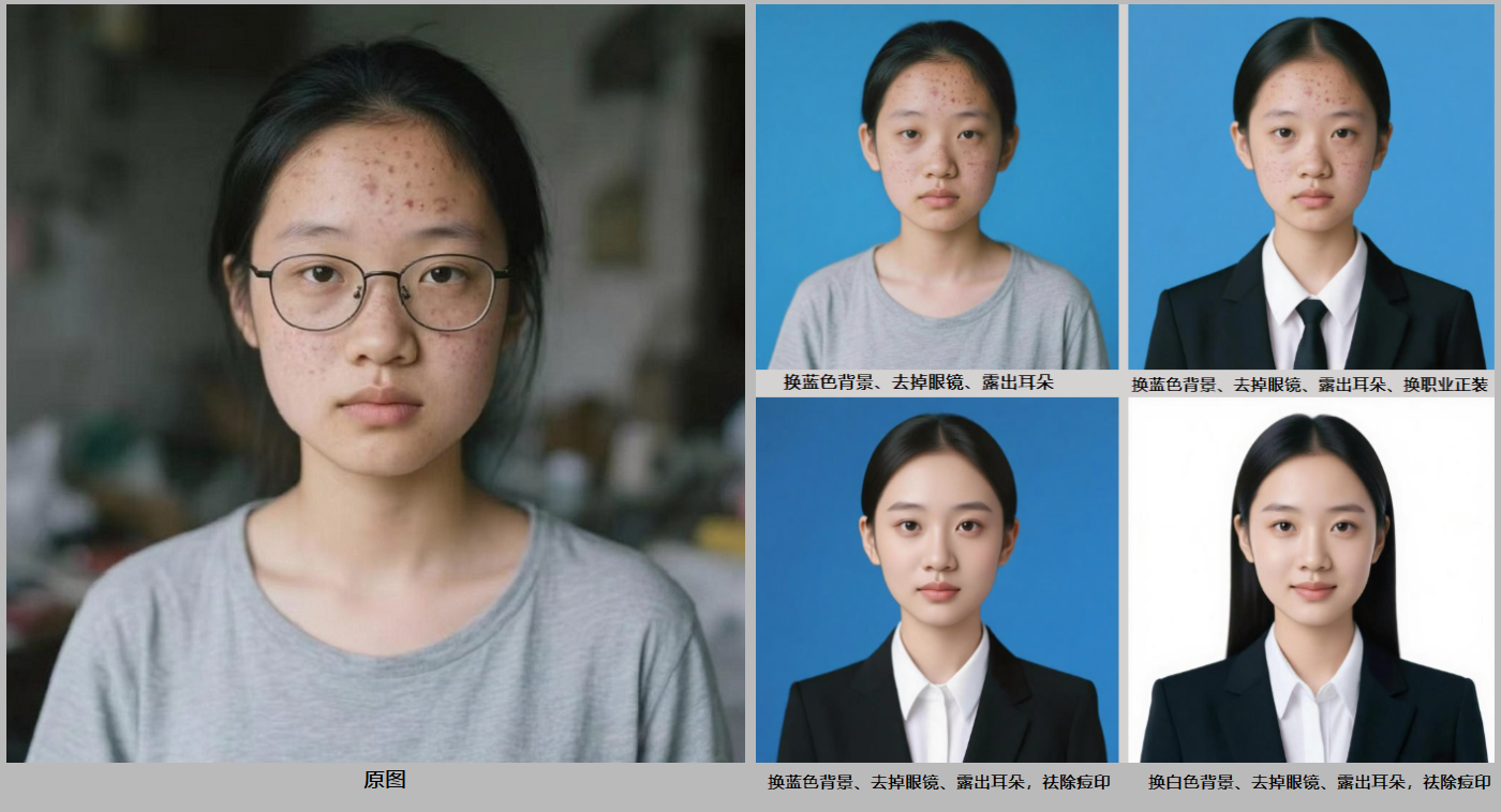 AI照片编辑样例效果图